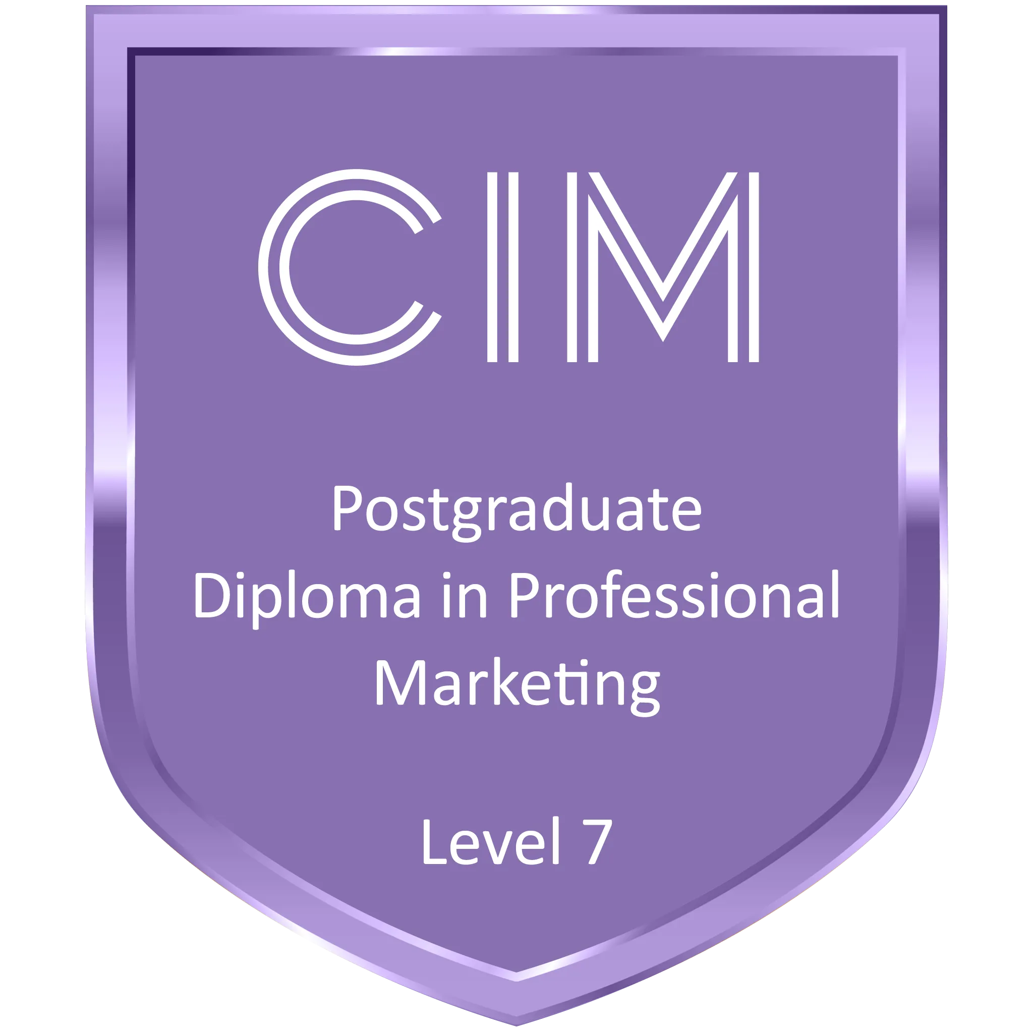 CIM Level 7 Marketing Badge